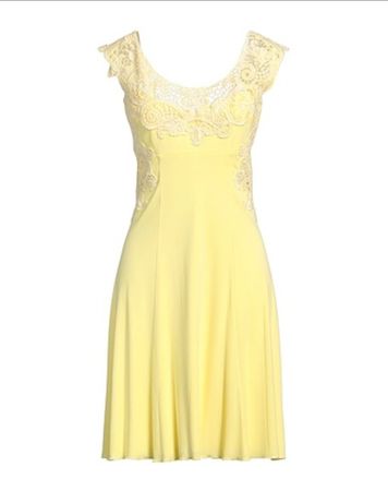 Ermanno Scervino Kleid Hellgelb, Gr. 36 (IT 40) Designer 
